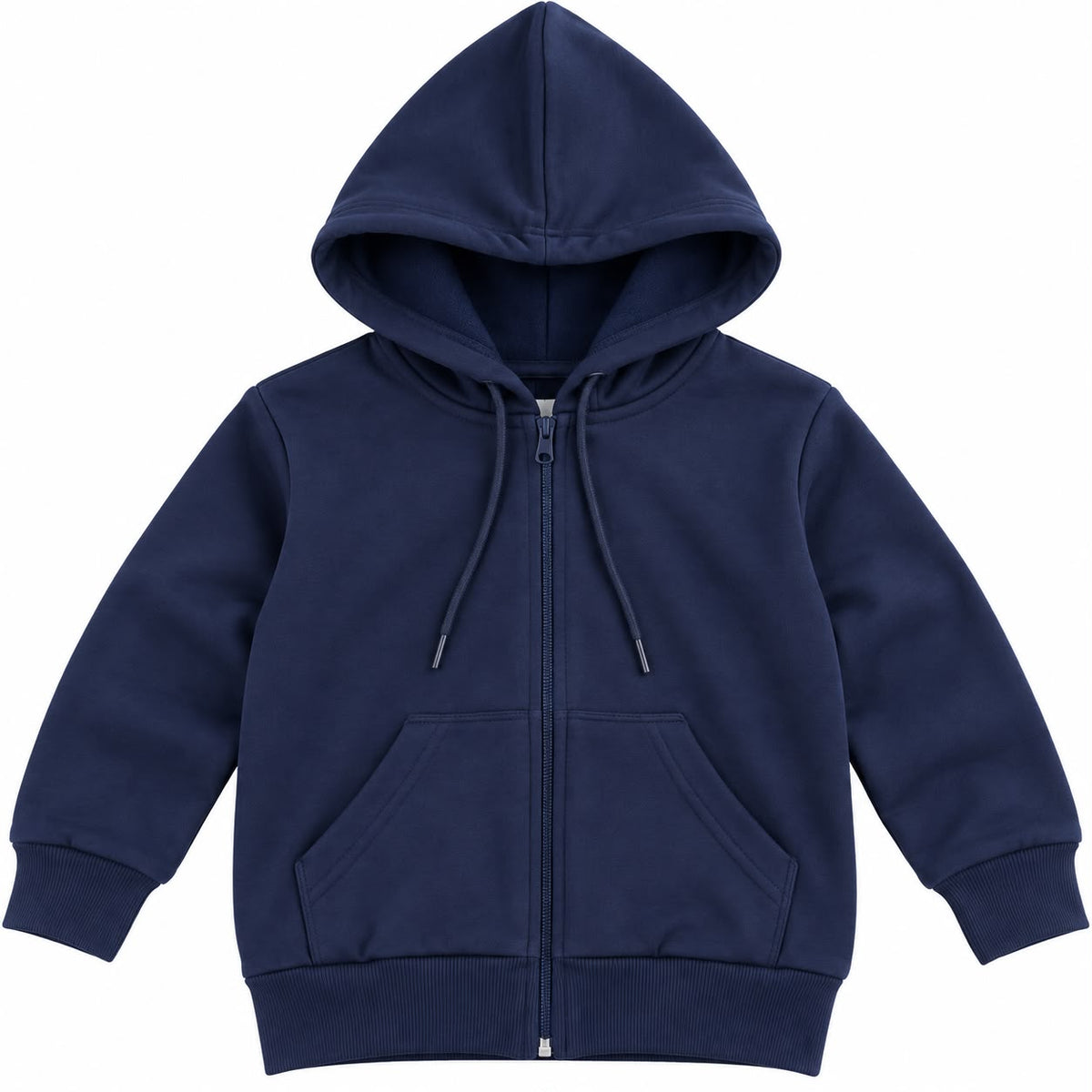 Kids’ Navy Blue Zip-Up Hoodie