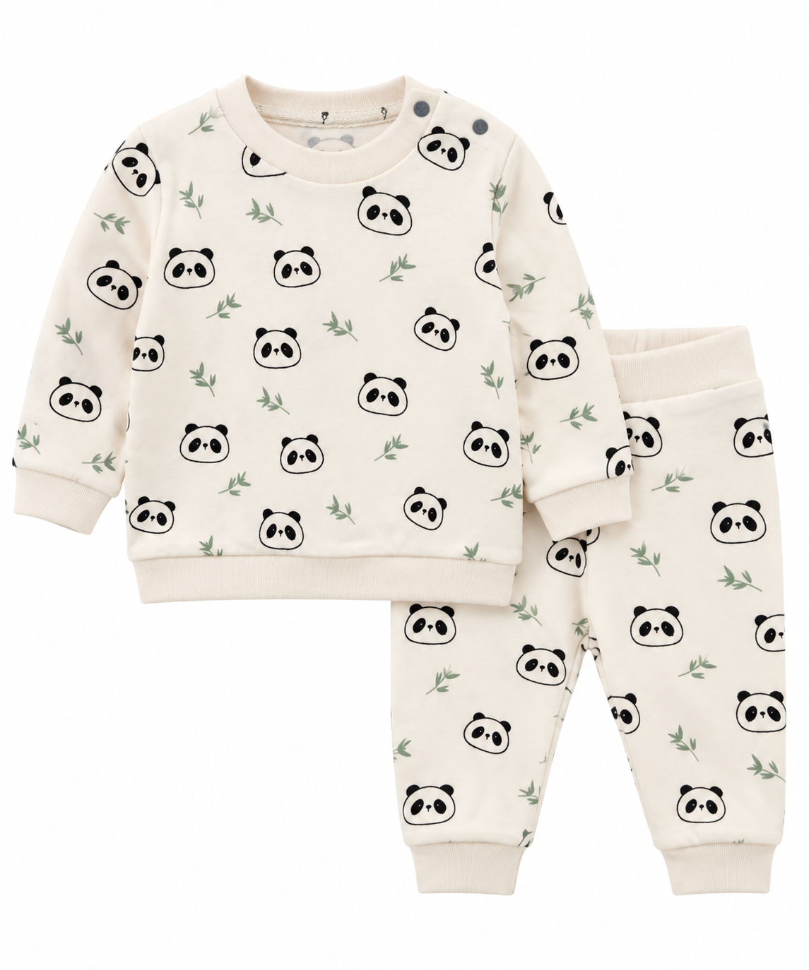 Panda Bamboo 2-Piece Baby Set