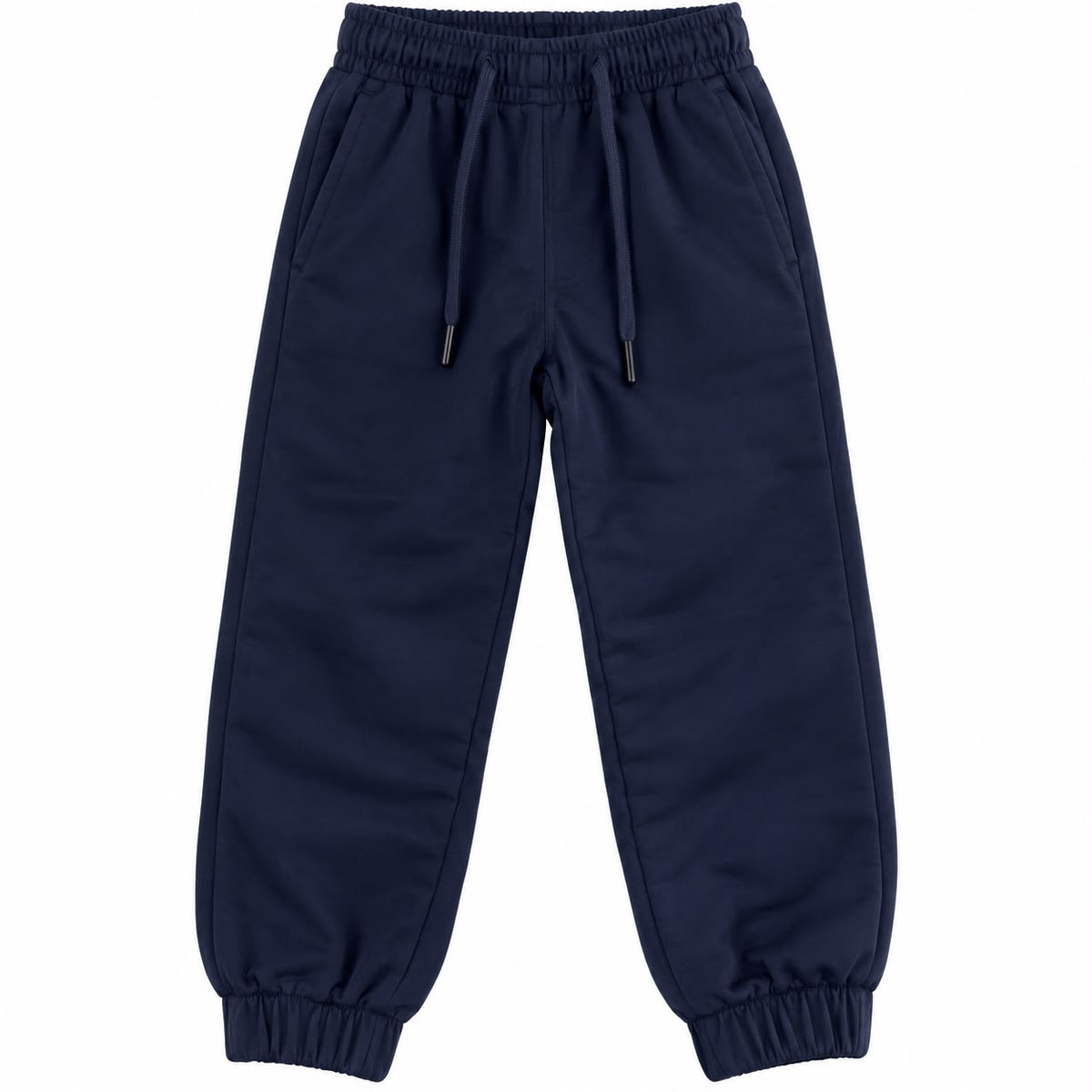 Kids’ Navy Blue Cotton Jogger Pants