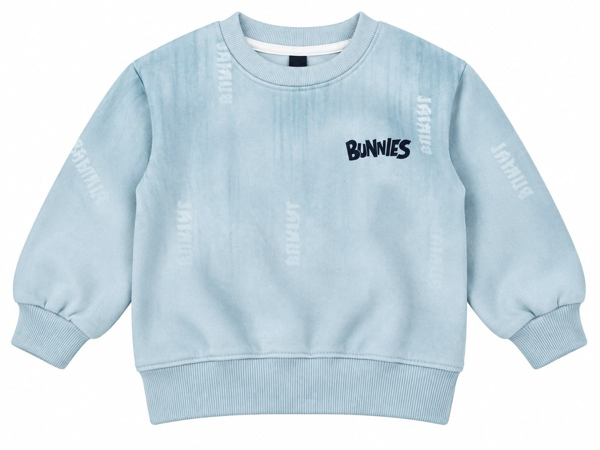 Kids’ Ice Blue Bunnies Sweatshirt